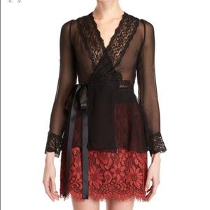 Sexy black blouse Dolce-Gabbana